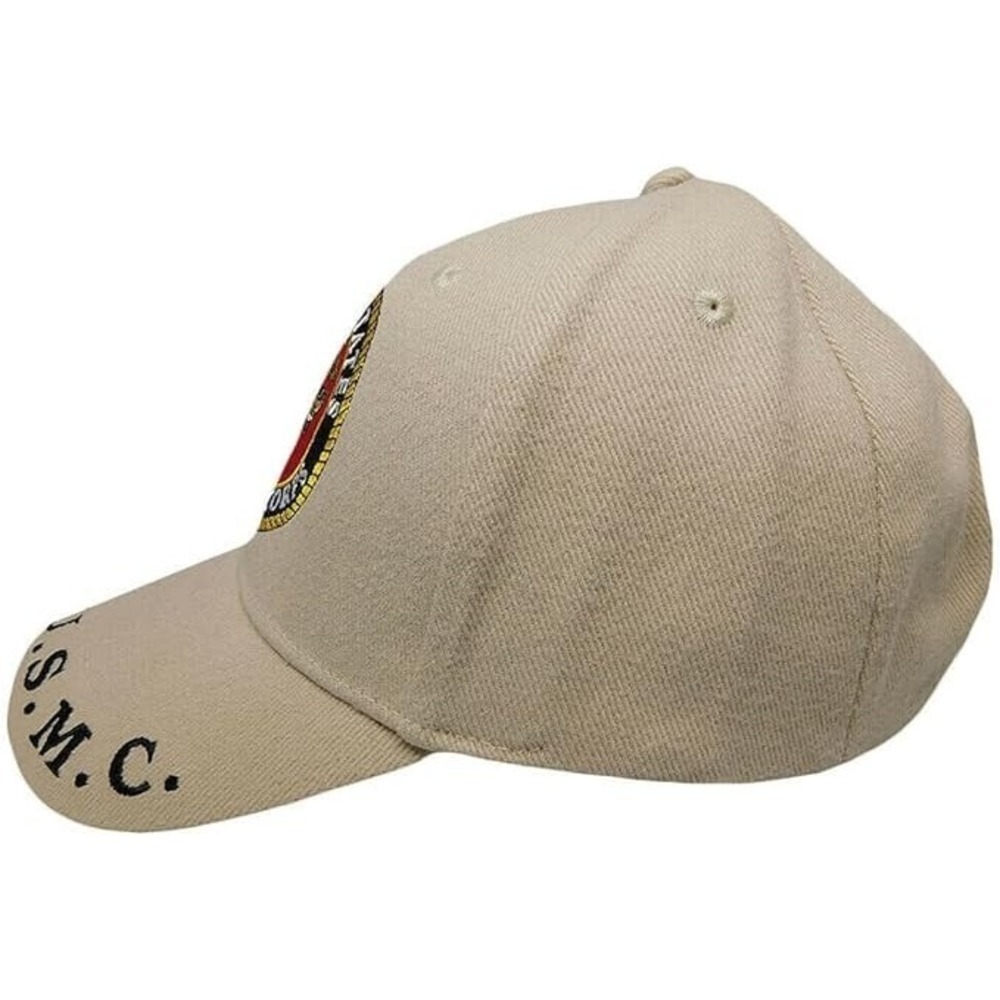 USMC Marine Corps Hat Logo Khaki Cover EGA US Official United States‎ Licensed - Picture 16 of 16
